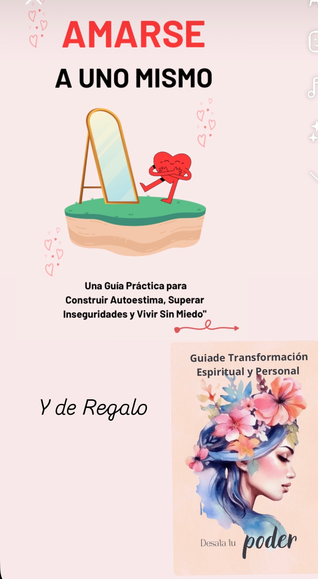 ❤️AMARSE A UNO MISMO - Cómo Dejé de Vivir para Agradar a Otros y Me Puse en Primer Lugar y 🎁de Regalo GUÍA DE TRANSFORMACIÓN ESPIRITUAL Y PERSONAL. Desata tu Poder